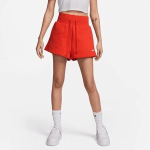 New! Women's Nike Sportswear Phoenix Fleece High-Waisted Lounge Shorts M